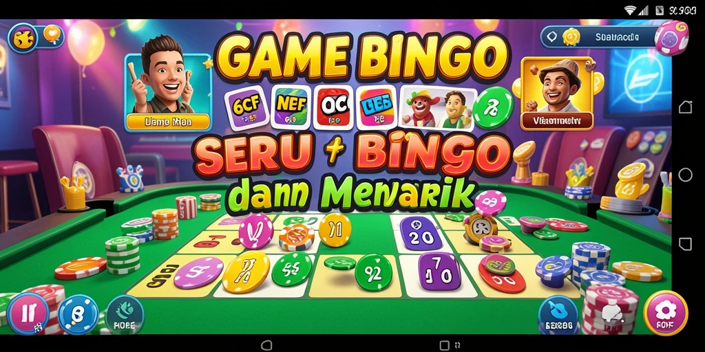 Tampilan gameplay Bingo yang seru dan interaktif di 6CF