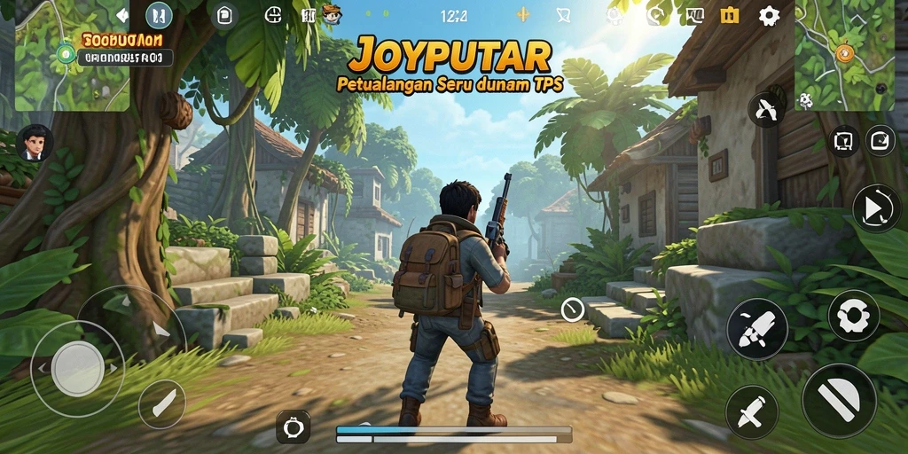 Tangkapan layar menampilkan aksi mendebarkan dalam gameplay TPS.
