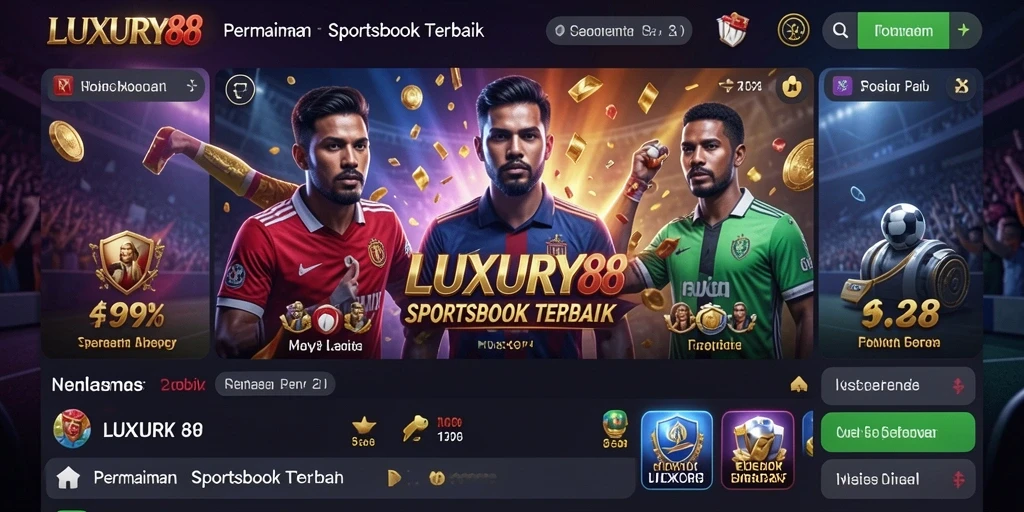 Tampilan gameplay menarik dan interaktif dari LUXURY88.