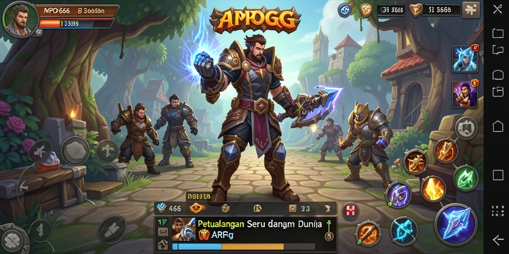 Tampilan gameplay MPO666 yang mendebarkan dan penuh aksi.