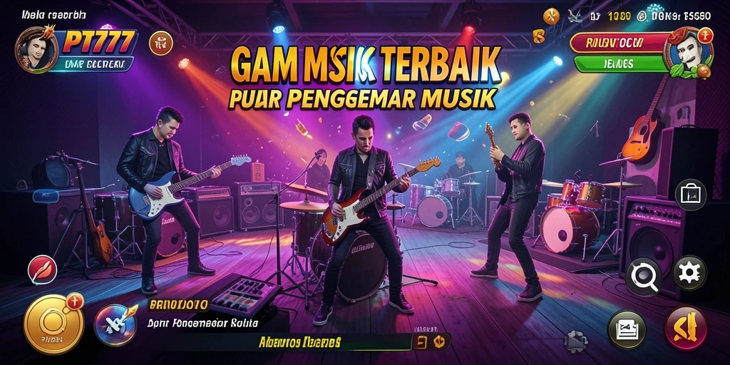 Tampilan gameplay PT777 yang seru dengan berbagai pilihan lagu.
