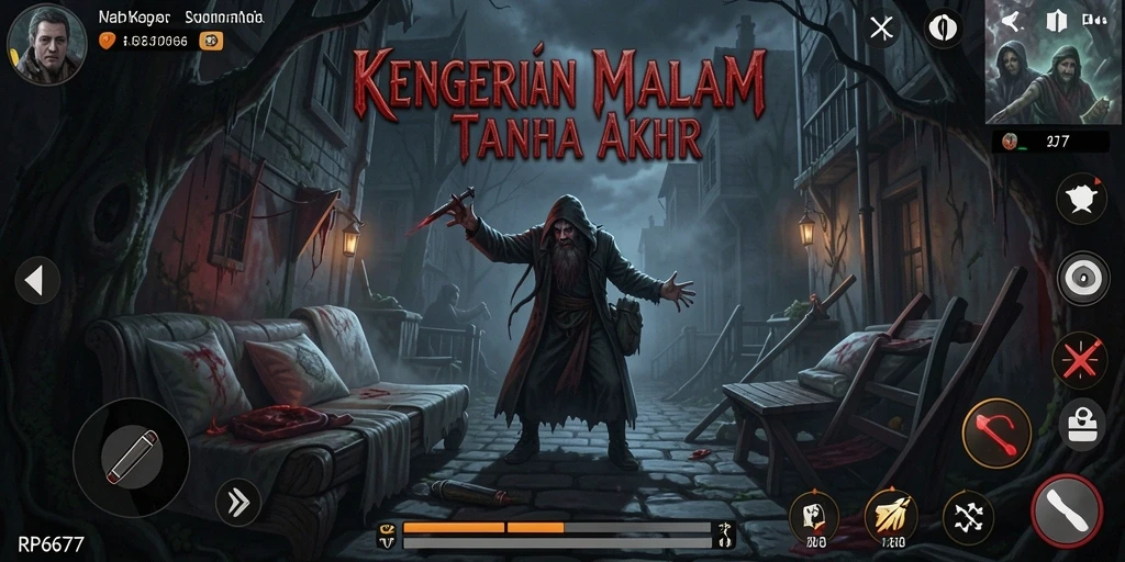 Tampilan seram dari gameplay RP6677 yang mencekam.