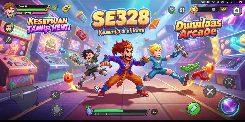 Tampilan gameplay yang seru dan penuh aksi di SE328.