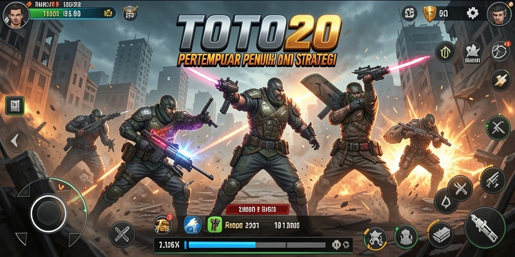 Gameplay menegangkan di TOTO20 dengan pertarungan seru.