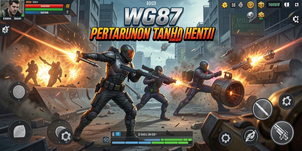 Tampilan gameplay WG87 yang penuh aksi dan mendebarkan.