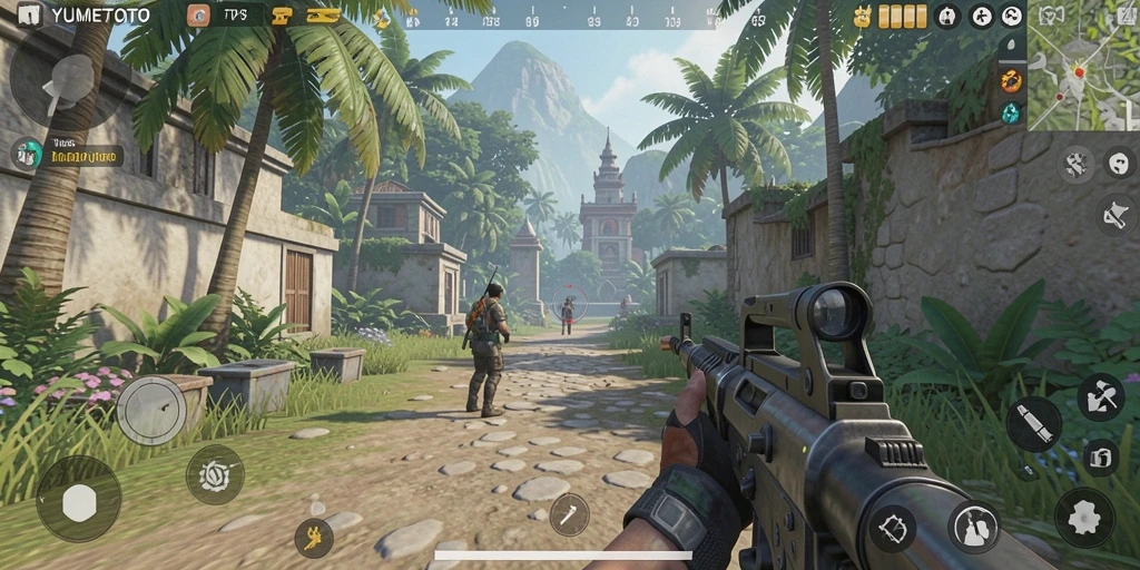 Tangkapan layar dari gameplay seru di YUMETOTO.